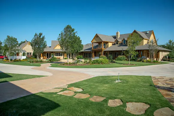 Landscaped large back yard