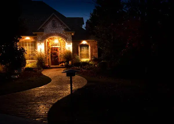 Walkway Lighting Before Walkway Lighting Before